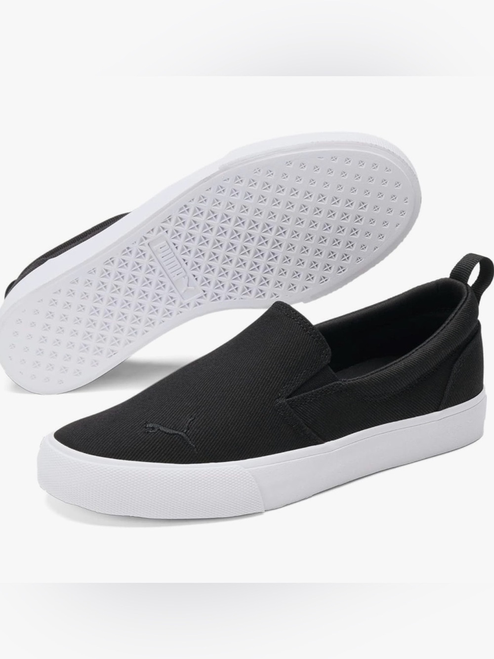 🩷2 for $40- Puma Bari Comfort Slip-On Sneakers Black SoftFoam+ Women’s Size 8
